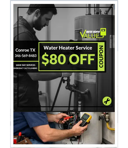 water heater repair offer